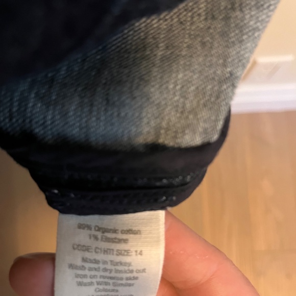 Toast UK Indigo Denim Pinafore Size 14 - Picture 5 of 5